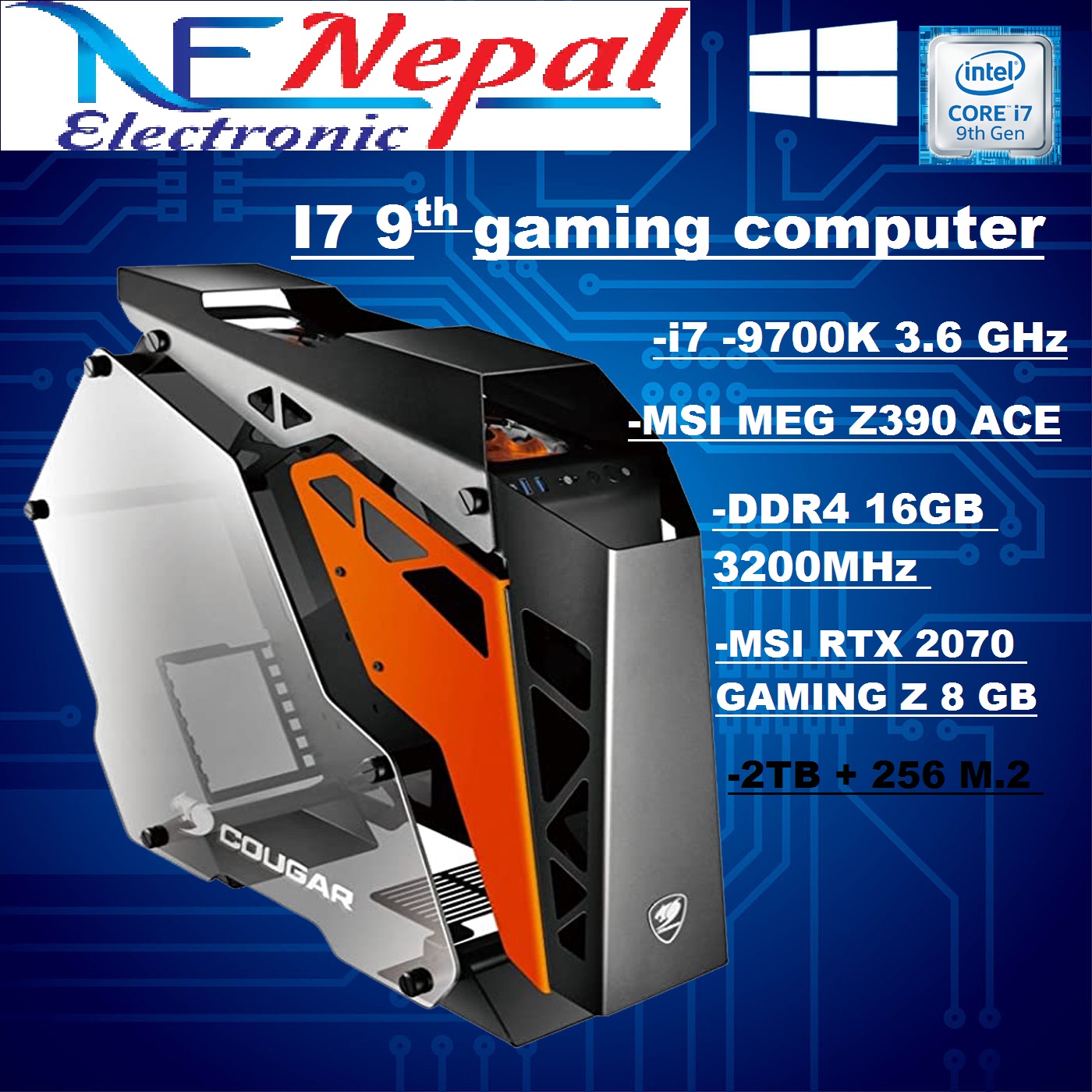 I7 9th gaming computer